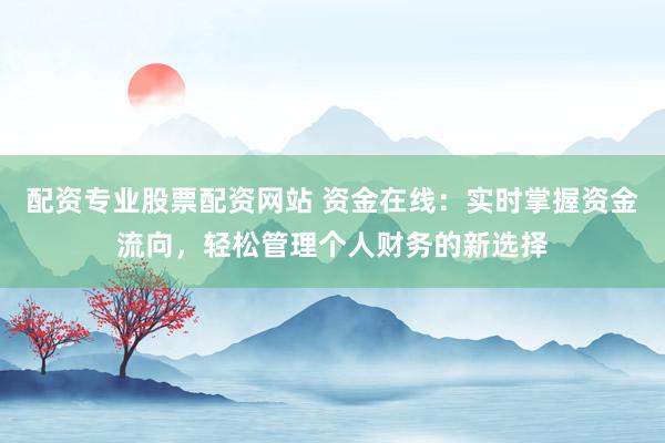 配资专业股票配资网站 资金在线：实时掌握资金流向，轻松管理个人财务的新选择