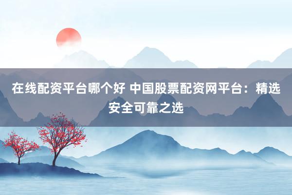 在线配资平台哪个好 中国股票配资网平台：精选安全可靠之选